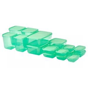 Green Machine IKEA PRUTA 17-Piece Food Storage Set Your Fridge Craves